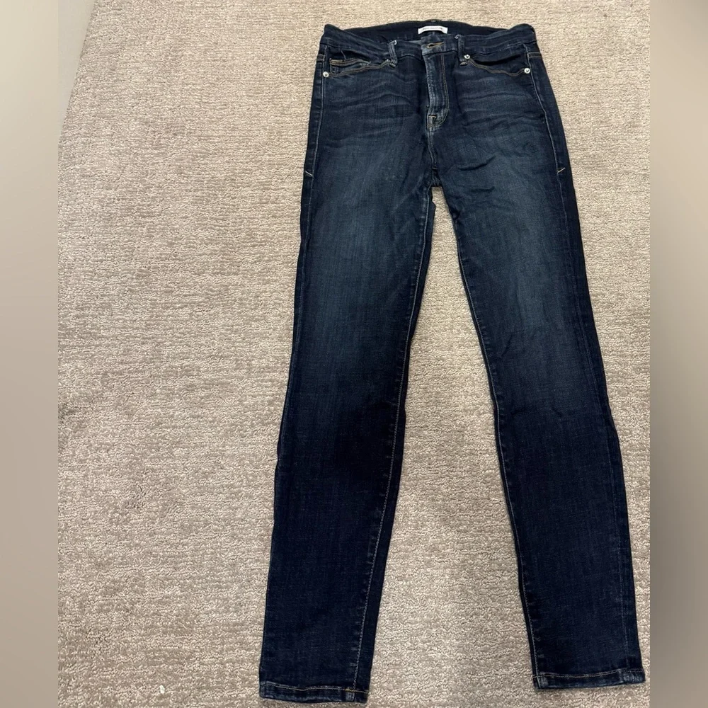Women’s Good American Good Legs Dark Denim Jeans Size 8/29